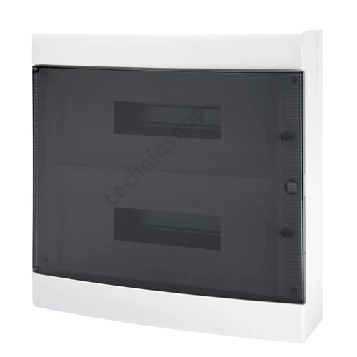 Kiselo. 40CD IP40 FK átl.ajtó 36M (2x18) PE/N (GW40418B) sínnel GW40049BS AKC.