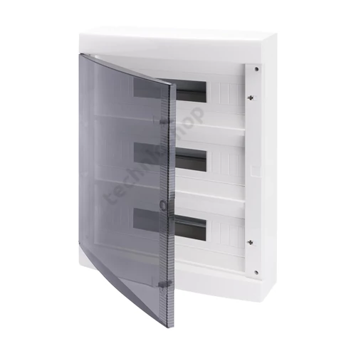 Kiselo. 40CD IP40 FK átl.ajtó 54M (3x18) PE/N (2 db GW40418B) sínnel GW40051BD