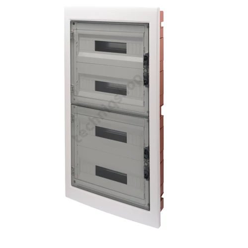 Kiselo. 40CDi IP40 SÜLLY. átl.ajtó 72M (4x18) PE/N (2xGW40418B) sínnel GW40611BD