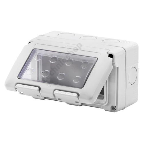 COMBI SYSTEM szerelvénydoboz FK szürke, gumimembrános 4 modulos, IP55 GW27044