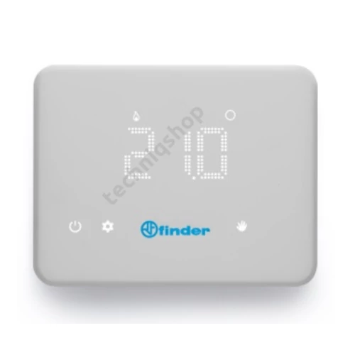 Okos szobatermosztát WiFi 4x1,5V AA-elemes digitális 0-50°C 5A 250V heti-program BLISS 1C FINDER