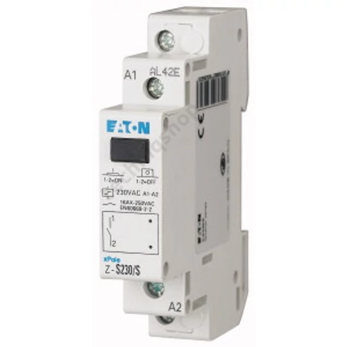 Impulzuskapcsoló sorolható 16A 230V/ AC-műk. 1-z 1M Z-S230/S EATON