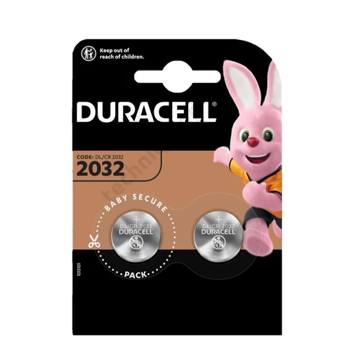 Gombelem CR2032 3V lítium CR2032 gombelem DURACELL