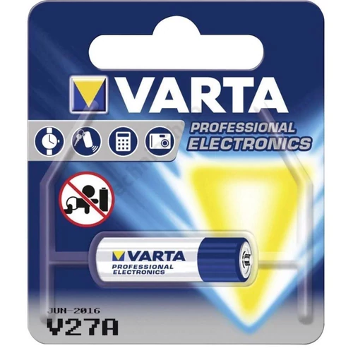 Riasztó elem V27A 12V Varta Alkáli B1
