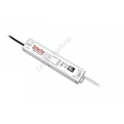 LED trafó állandó áramú 100W 12V 8,33mA fém tokozás-ház IP67 Scharfer