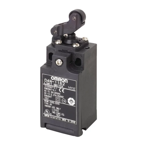 Biztonsági végálláskapcsoló műanyag 1ny 1z forgókar 3A/AC15/230V IP67 D4N-1162 OMRON