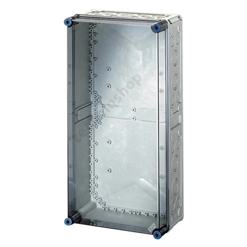Üres elosztószekrény műanyag 600mmx 300mmx 170mm IP65 átlátszófedlél Mi 70400 Hensel