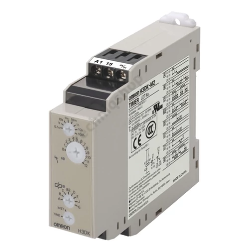 Sorolható időrelé 8-funkciós 0,1s-100h 2-v 24-240V50Hz 24-240VDC H3DK-M2 AC/DC24-240 OMRON