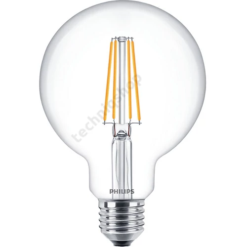 LED lámpa G93 gömb filament 7W- 60W E27 806lm 827 220-240V AC 25000h 250° CorePro LEDbulb Philips