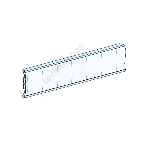 12 db öntapadó felirat tartó, H=24mm, W=432mm Schneider