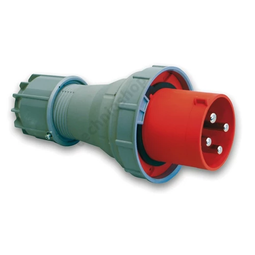 Ipari dugvilla lengő 3P+E 125A 4P 400V(50+60Hz) piros IP67 műanyag csavaros Power Twist PCE
