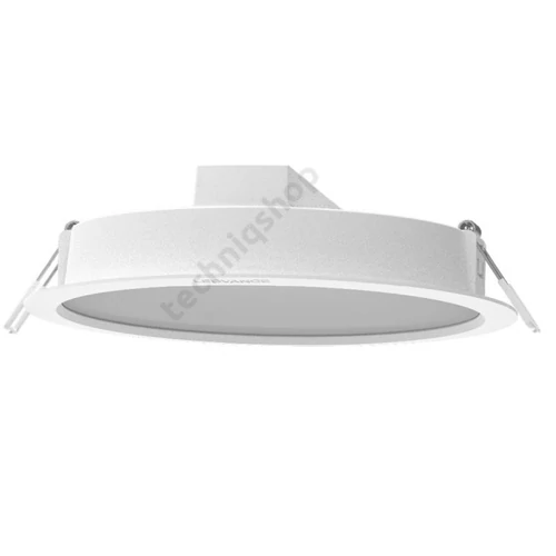 Mélysugárzó LED lapos DL IP44 DN 215 24W 840 WT PROTECT 24W 2400lm 4000K 100° 25000h 215x42mm 2év