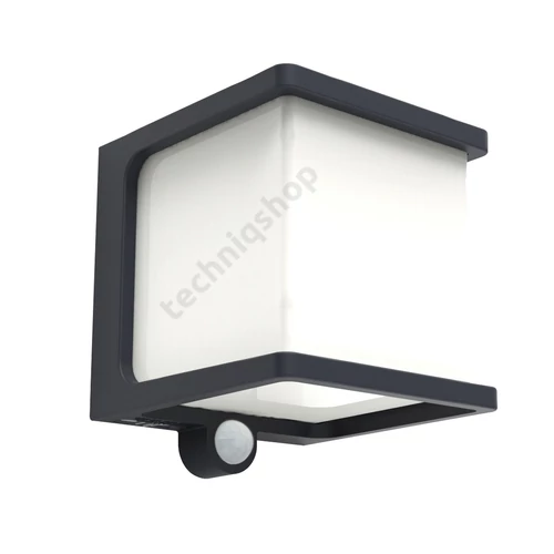 LED kültéri fali lámpatest 10m-PIR-érzékelő szolár 1,5Ah/Li-Ion-akku falonkívüli 1x DOBLO LUTEC