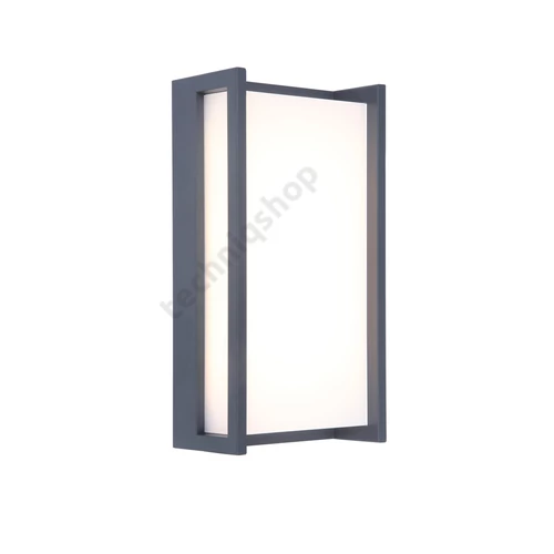 LED kültéri fali lámpatest falonkívüli 1x 17,3W 220-240V AC 1100lm 3000K IP54 QUBO LUTEC
