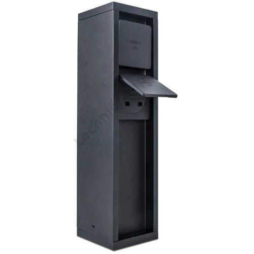 LUTEC MAINS kültéri energiaoszlop 2 dugalj IP54 max 3500W méret:310*80*80mm