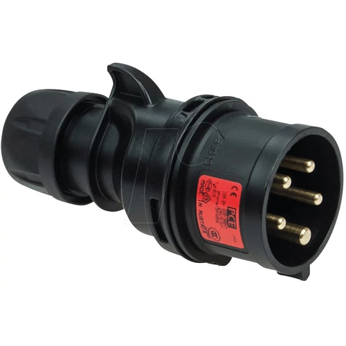 Ipari dugvilla lengő 3P+N+E 16A 5P 400V(50+60Hz) piros IP44 műanyag csavaros Midnight PCE