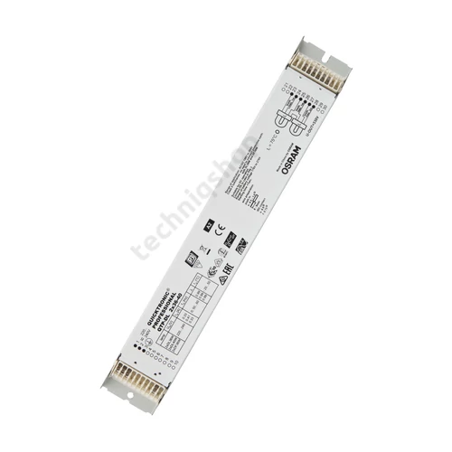 Fénycső előtét 2X40W elektronikus 220-240V T16 T26 fém tokozás 1-10V-szabályzás QT OSRAM