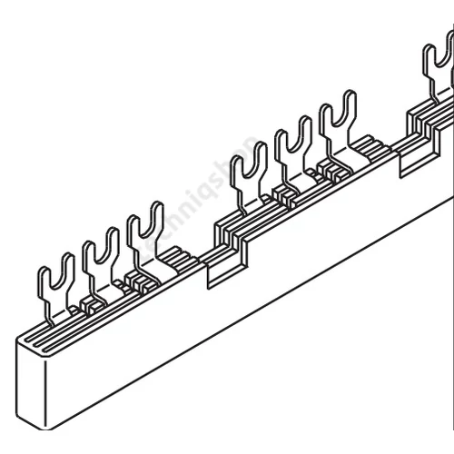 Sorolósín motorindítóhoz villás 3F 3P 63A 9M 10mm2 162mmx szigetelt G-3L-MS-3-45+9-14 SO Pollmann