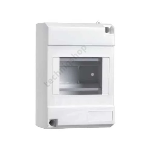 Kiselosztó műanyag 1x 4M falonkívüli fehér IP30 fedél Micro Pragma Schneider
