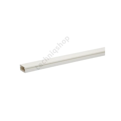Vezetékcsatorna műanyag 10mm x 20mm 2000mm x fényesfehér kezeletlen halogénmentes Ultra Schneider