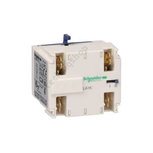 Segédérintkező blokk K-hoz előlapra rádugható 2-z 10A/AC15/230V csavaros TeSys LA1-K Schneider