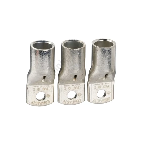 Csőkábelsaru 3 db réz 240mm2 csupasz gyűrűs-alakú NSX/IN/IS Schneider