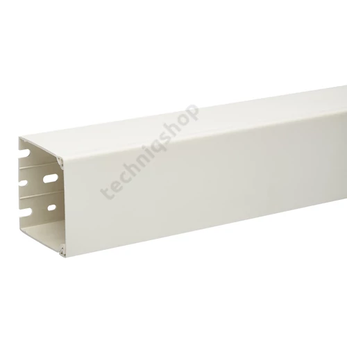 Vezetékcsatorna műanyag 60mm x 60mm 2000mm x fényesfehér kezeletlen halogénmentes Ultra Schneider