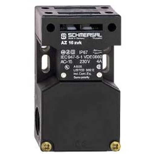 Biztonsági végálláskapcsoló kulcs nélkül 1-ny 1-z 4A/AC15/230V 4A/DC13/24V AZ 16ZVRK SCHMERSAL