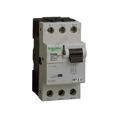 Motorvédő kismegszakító 3P 18A K-jelleg 400V AC 100kA/60947 Acti9 P25M Schneider