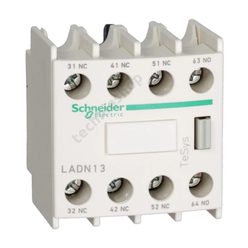 Segédérintkező blokk D-hez előlapra rádugható 1-z 3-ny 10A/AC15/230V TeSys LAD-N Schneider