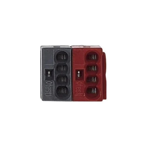 KNX buszcsatoló sorkapocs fekete-piros KNX Schneider