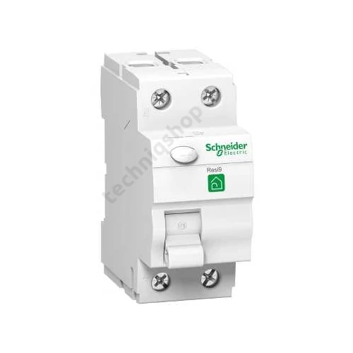 Áram-védőkapcsoló (Fi-relé) analóg 2P 25A 30mA AC-típus 6kA Resi9 R Schneider