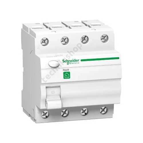 Áram-védőkapcsoló (Fi-relé) analóg 4P 40A 30mA AC-típus 6kA Resi9 R Schneider