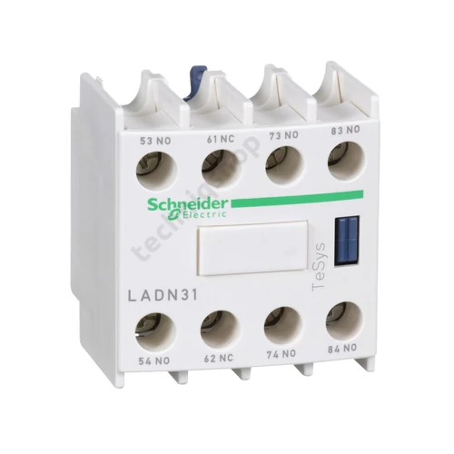 Segédérintkező blokk D-hez előlapra rádugható 3-z 1-ny 10A/AC15/230V TeSys LAD-N Schneider