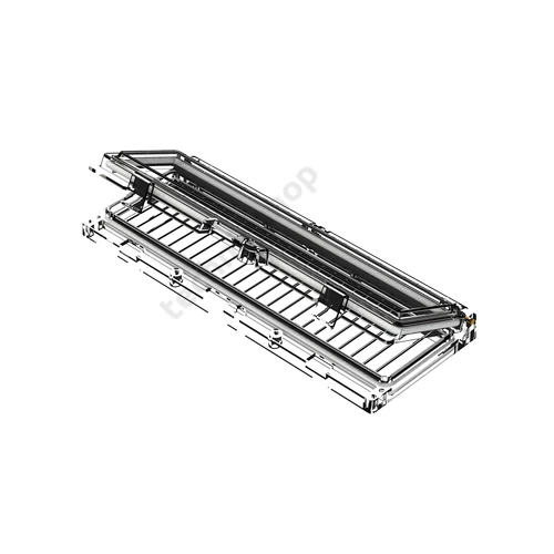 Ablak lakatolható IP65 12modul 234mm-sz 88mm-ma Csatári Plast