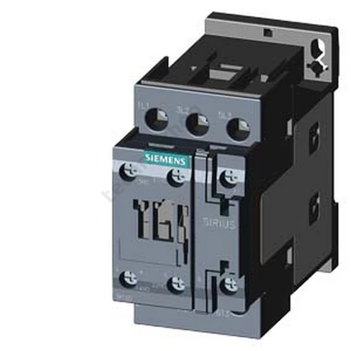 Kontaktor (mágneskapcsoló) 15kW/400VAC-3 3Z 230V50Hz 1z 1ny csavaros 50A/AC-1/400V SIRIUS SIEMENS