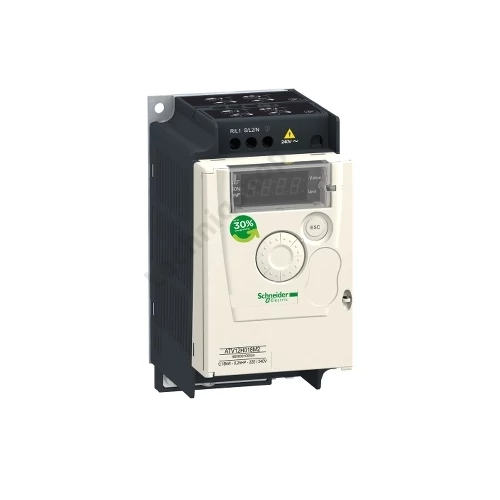 Frekvenciaváltó 1F 200-240V/be 3F 230V/max.ki 0.37kW IP20 Altivar 12 Schneider