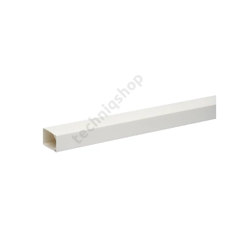 Vezetékcsatorna műanyag 15mm x 30mm 2000mm x fényesfehér kezeletlen halogénmentes Ultra Schneider