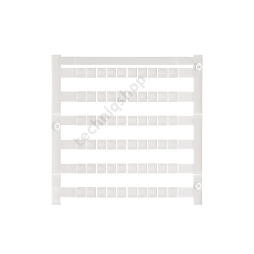 Sorkapocsjelölő lap feliratozható 5x5mm fehér DEK 5/5 PLUS MC NE WS Weidmüller