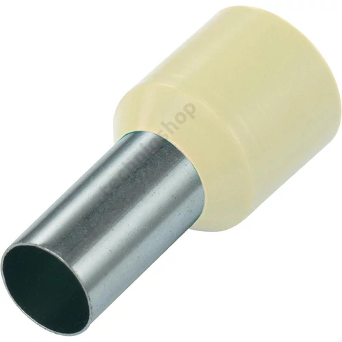 Érvéghüvely szigetelt normál 10mm2 28mm elefántcsont H10,0/28 EB Weidmüller