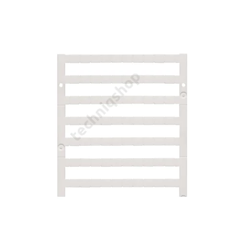 Sorkapocsjelölő lap feliratozható 6x5mm fehér DEK 5/6 PLUS MC NE WS Weidmüller