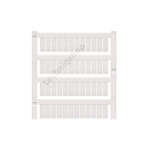 Sorkapocsjelölő lap feliratozható 12x6mm fehér WS 12/6 MC NE WS Weidmüller