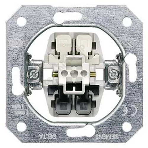 Delta 106 váltókapcsoló betét süllyesztett rugós IP20 cserélhető LED-jelzőfény 1- 5TA SIEMENS