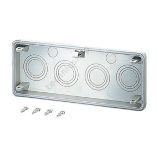 Zárófedél kikönnyített 300mmx 25mmx 100mm műanyag szürke Mi FM 50 Hensel