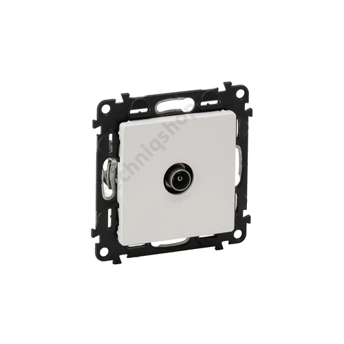 ValenaLife antenna aljzat TV süllyesztett fehér 1-kimenet MM-végzáró 10dB/860MHz LEGRAND