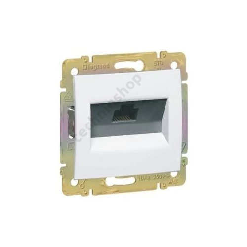 Valena adatcsatlakozó dugalj UTP 1xRJ45 8(8) Cat5e fehér LEGRAND