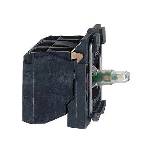 Világító nyomó blokk 1z 1ny 3A/AC-15/240V LED 230-240V/AC zöld-fényű Harmony XB5 Schneider