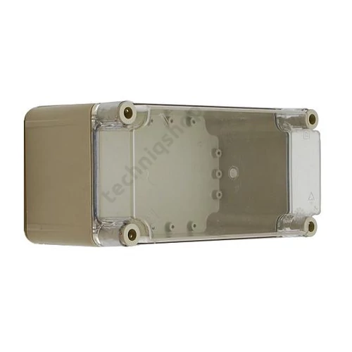 Üres szekrény átlátszó fedéllel műanyag 300mmx 150mmx 170mm IP65 PVT 1530 - ÁF Csatári Plast
