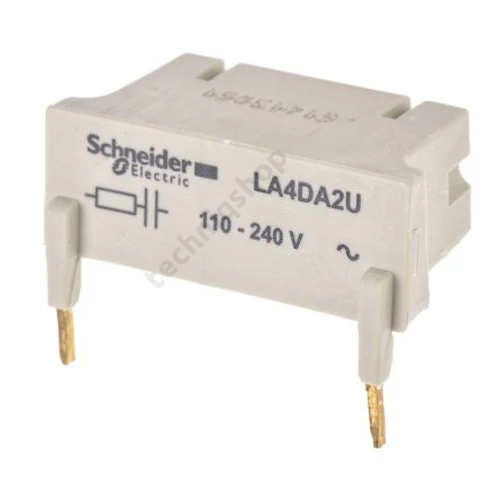Túlfeszültség-korlátozó modul RC-védőkapcsolás 110-240V/AC AC TeSys LA4-D Schneider