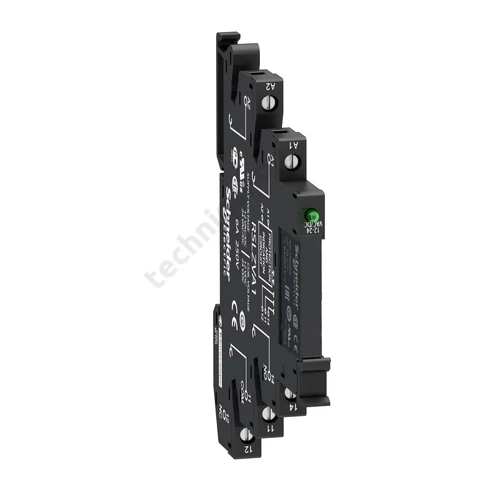Csatolórelé 6A/12V 1v 24VDC lapos csavaros DIN (kalap)sín 35mm 5-tűs Zelio RSL Schneider